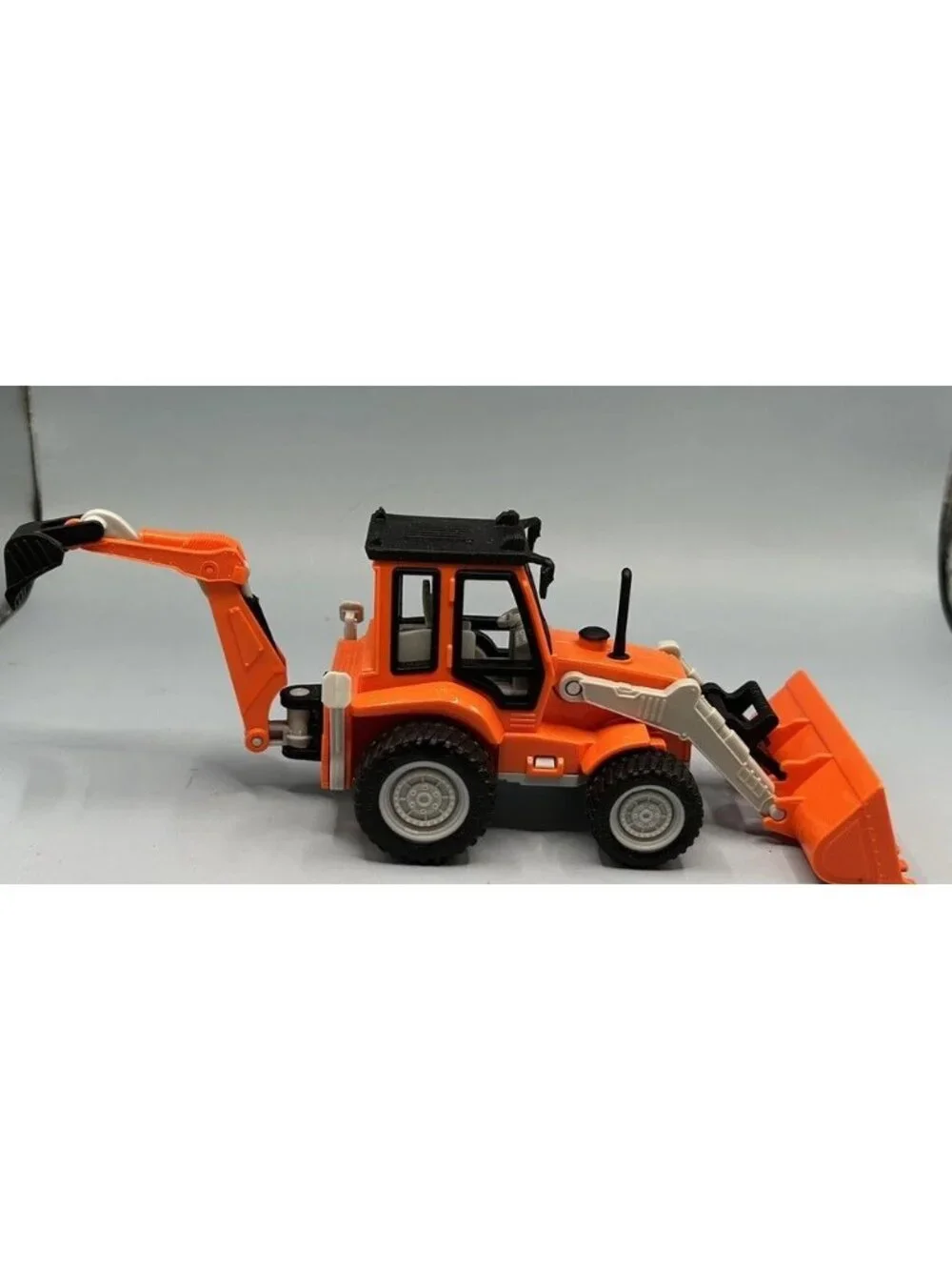 Bulldozer Backhoe Combination Construction Vehicle With Noise. Plastic Toy